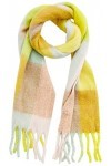 ONLY Onlagnes Life Scarf Acc tissé Écharpe, Maize/Checks : Multi Colour Check, Taille Unique Femme