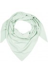 styleBREAKER 01020044 Écharpe triangulaire en mousseline de coton pour femme Couleur unie, vert tilleul, taille unique