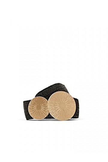 Esprit 043ea1s304 Écharpe de Mode, Noir, L Femme