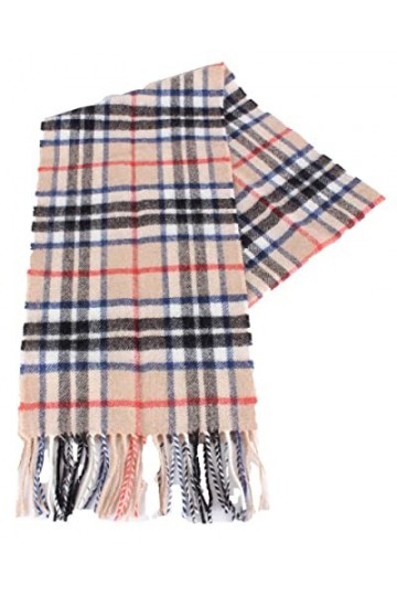 Longue écharpe en laine dagneau brossée - Qualité supérieure Disponibles dans différents tartans - - Taille unique