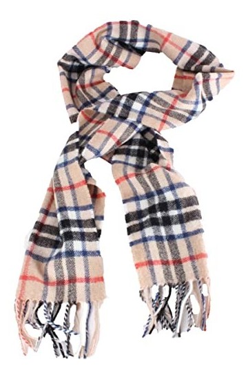 Longue écharpe en laine dagneau brossée - Qualité supérieure Disponibles dans différents tartans - - Taille unique