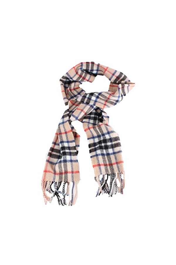 Longue écharpe en laine dagneau brossée - Qualité supérieure Disponibles dans différents tartans - - Taille unique