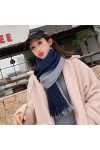 Foulard Echarpe Scarf Scarves Plaid Femmes Écharpe Tricoté Épaissir Couverture Chaud Doux Châles Et Wraps Bandana 15