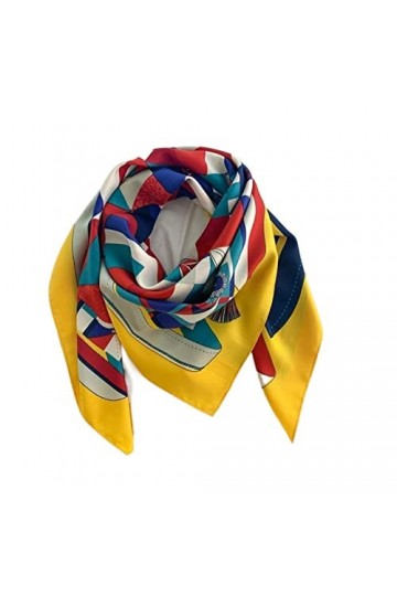 Echarpe Chale Automne Écharpes Dhiver Pour Femmes Imprimant Des Écharpes De Mode Pour Dames Foulard En Satin 90 * 90cm Échar