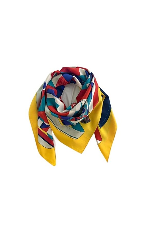 Echarpe Chale Automne Écharpes Dhiver Pour Femmes Imprimant Des Écharpes De Mode Pour Dames Foulard En Satin 90 * 90cm Échar