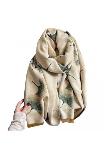 MdybF Écharpes pour femmes écharpe dhiver chaude châle en velours imprimé châle enveloppant couverture épaisse écharpe châle