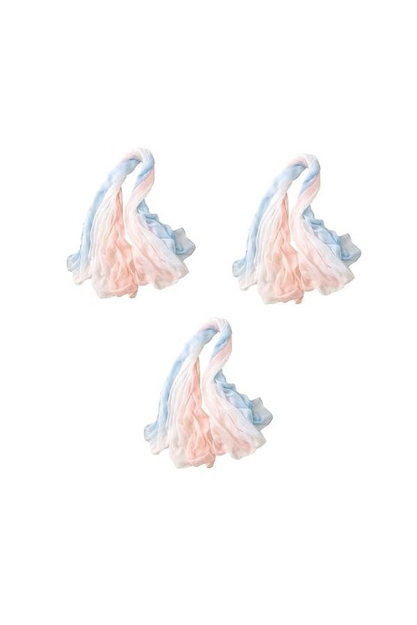 SOIMISS Rebozos Para Mujer 3 Pièces Foulards Pour Femmes En Mousseline De Soie Écharpe DÉté Écharpe Femmes Écharpe Femmes Ch