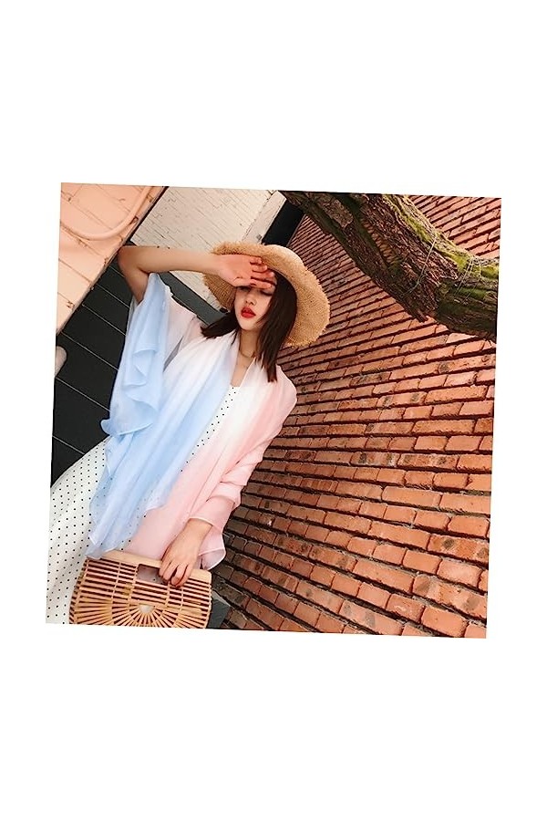 SOIMISS Rebozos Para Mujer 3 Pièces Foulards Pour Femmes En Mousseline De Soie Écharpe DÉté Écharpe Femmes Écharpe Femmes Ch