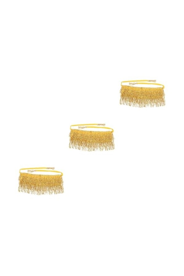 TENDYCOCO 3 Pièces Sequin Gland Hanche Écharpe Ceintures Pour Femmes Foulards Inde Hanche Écharpe Sequin Hanche Écharpe Hanch