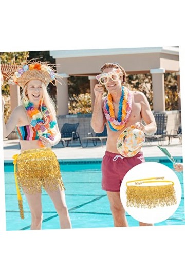 TENDYCOCO 3 Pièces Sequin Gland Hanche Écharpe Ceintures Pour Femmes Foulards Inde Hanche Écharpe Sequin Hanche Écharpe Hanch