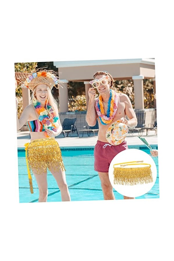 TENDYCOCO 3 Pièces Sequin Gland Hanche Écharpe Ceintures Pour Femmes Foulards Inde Hanche Écharpe Sequin Hanche Écharpe Hanch