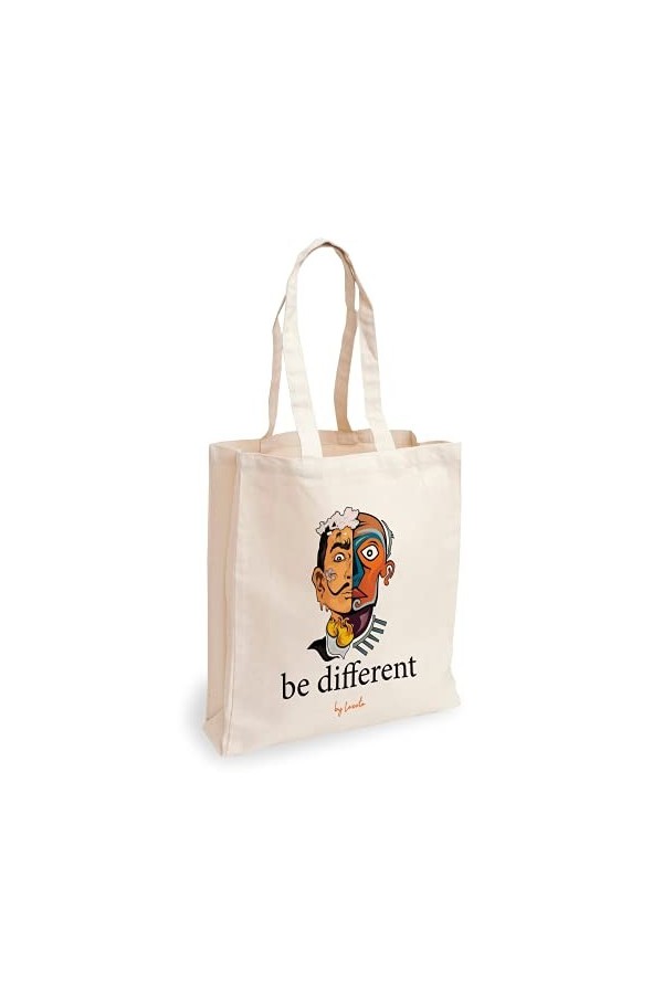 Loxato Tote Bag - Sac Tissu - Sac Fourre Tout Femme - Sac En Toile - Sac Tote Bag - Tote Bag Coton 100% - Sac Jute Extra Larg