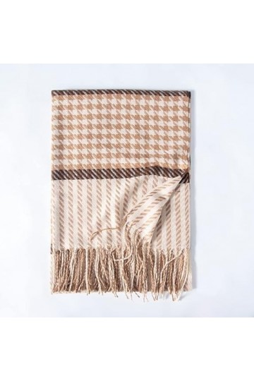 TOBILE Écharpe Femmes Imitation De Chasse À La Mode Écharpe en Cachemire-C2,65 * 180 Cm