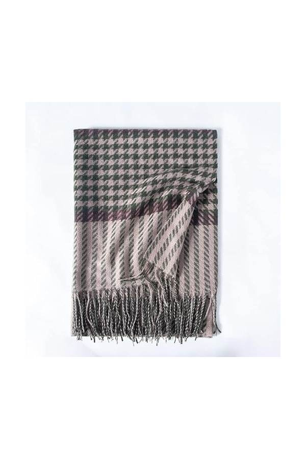 TOBILE Écharpe Femmes Imitation De Chasse À La Mode Écharpe en Cachemire-C2,65 * 180 Cm