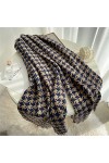 UKKO Foulard Écharpe dhiver Femme Cashmere Châle Wrap De LÉpaisseur Écharpe Tassel Écharpe Femme Couverture Tricotée Carrée