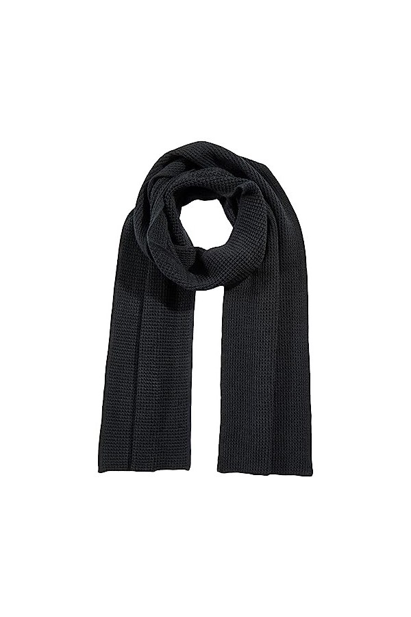 Amazon Essentials Écharpe en Maille gaufrée Mixte Adulte, Vert Olive Foncé, Taille Unique