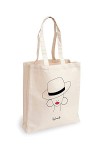 Loxato Tote Bag - Sac Tissu - Sac Fourre Tout Femme - Sac En Toile - Sac Tote Bag - Tote Bag Coton 100% - Sac Jute Extra Larg