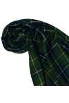 LORENZO CANA Echarpe de 50% Cachemire et 50% Laine pour la femme – 70 x 180 cm, écossais, à carreaux - souple et noble – en v