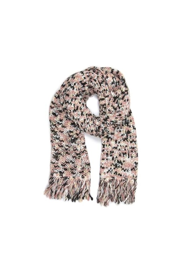 collezione alessandro Becky Écharpe en Laine, Rose, Taille Unique Femme