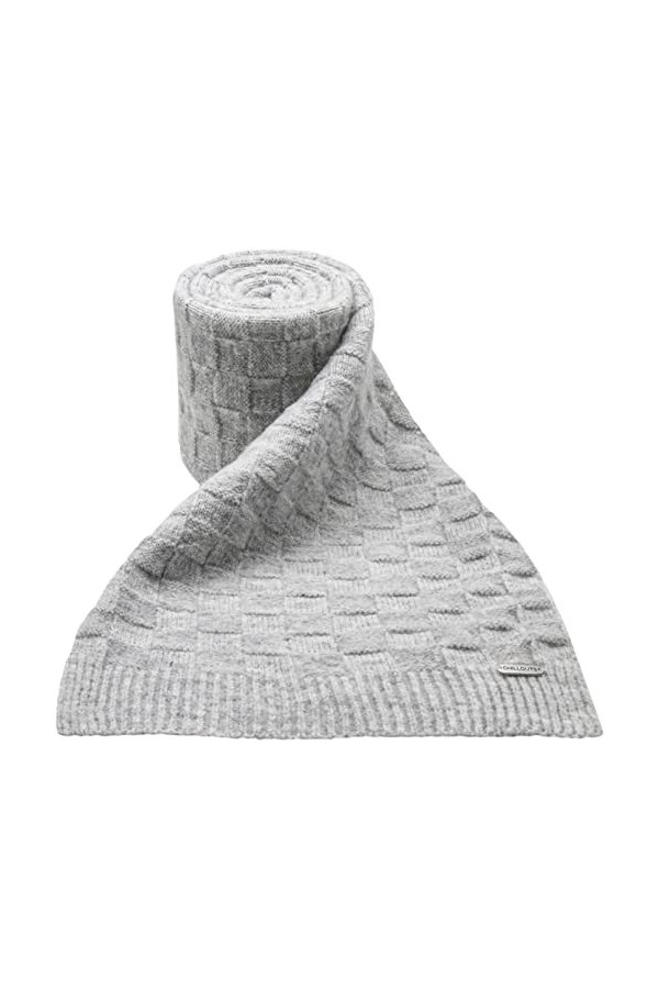 CHILLOUTS Giovana Scarf Écharpe dhiver, Gris Clair, Taille Unique Femme
