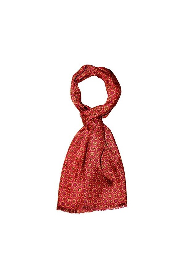 LORENZO CANA - Echarpe - À Pois - Femme rouge