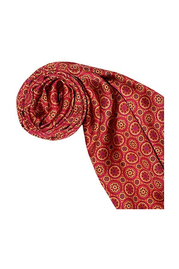 LORENZO CANA - Echarpe - À Pois - Femme rouge