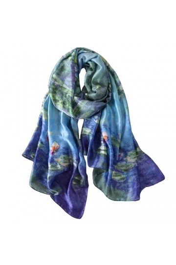 LIVLOKO Écharpe en satin soyeux pour femme - Écharpe de tête de mûrier pour femme - Écharpe soyeuse pour femme - Écharpe pour