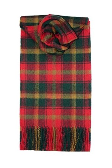 I Luv LTD Mapleleaf tartan Echarpe en laine dagneau