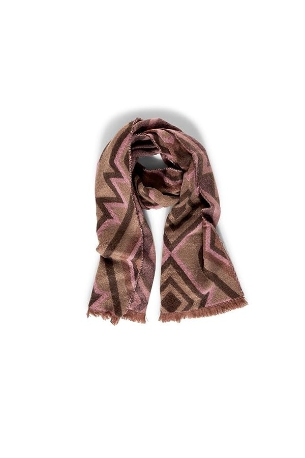 Street One A572150 Écharpe Imprimée, Rocky Brown, A Femme