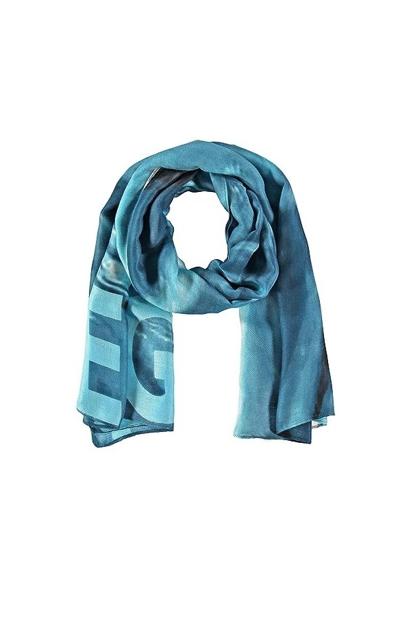 Samoon 23300 Tissu, écharpe, Autre, Motif Bleu rivière, Taille Unique Femme