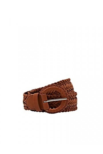 ESPRIT 023ea1s313 Écharpe Tendance, Couleur : Marron, S Femme