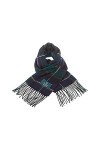 Clans of Scotland - Écharpe tartan écossaise pure laine dagneau écossaise clan 100 % laine – Écharpe tartan en pure laine – 