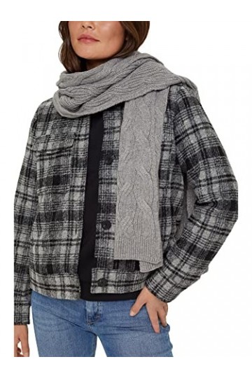 Esprit Accessoires 111ea1q305 Écharpe tendance, 019/Gunmetal 5, Taille unique Femme