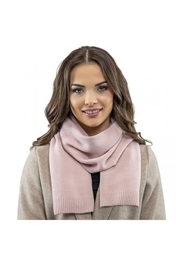 VIVISENCE Écharpe Classique Et Élégant 7104, Rose,UNI