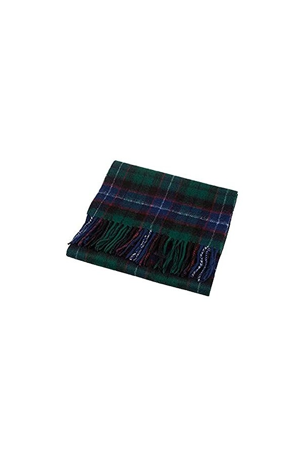 Clans of Scotland - Écharpe tartan en pure laine dagneau écossais - 100 % laine - Écharpe en pure laine tartan - Parfait pou