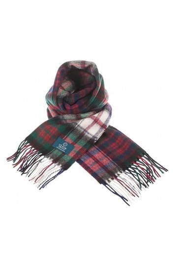 Clans of Scotland - Écharpe tartan du clan écossais 100 % pure laine dagneau - 100 % laine - Écharpe tartan en pure laine - 