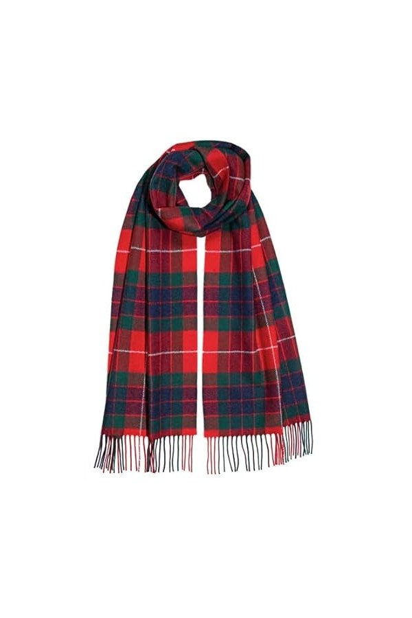 Écharpe tartan écossais 100% pure laine dagneau - 100% laine – Écharpe tartan en pure laine – En différents tartans – Parfai