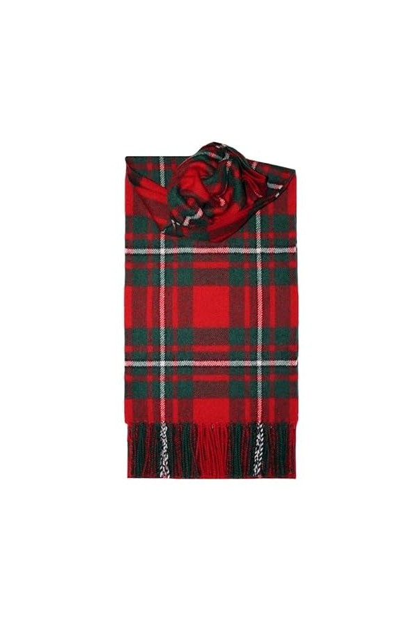 Écharpe tartan écossais 100% pure laine dagneau - 100% laine – Écharpe tartan en pure laine – En différents tartans – Parfai