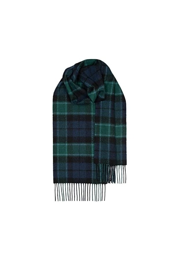 Écharpe tartan écossais 100% pure laine dagneau - 100% laine – Écharpe tartan en pure laine – En différents tartans – Parfai