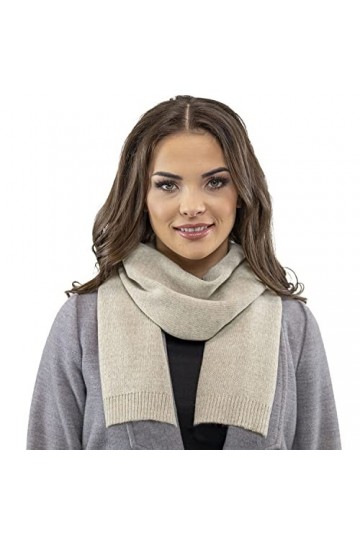 VIVISENCE Écharpe Classique Et Élégant 7104, Beige,UNI