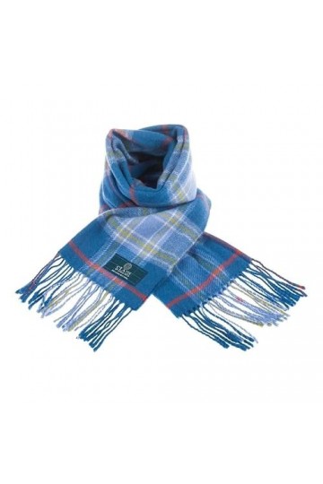 Clans of Scotland - Écharpe tartan 100 % pure laine dagneau écossais - 100 % laine - Écharpe tartan en pure laine - Disponib