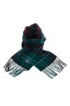 Clans of Scotland - Écharpe tartan 100 % pure laine dagneau écossais - 100 % laine - Écharpe tartan en pure laine - Disponib