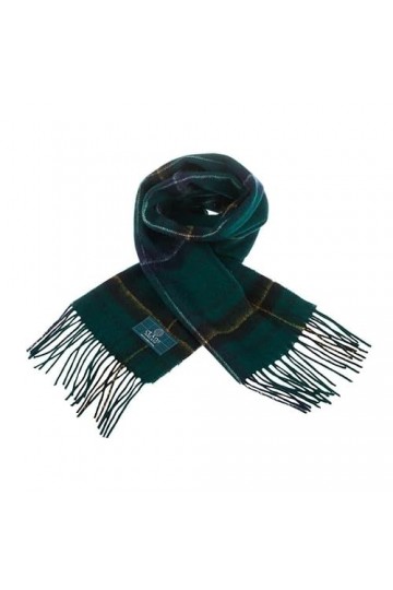 Clans of Scotland - Écharpe tartan 100 % pure laine dagneau écossais - 100 % laine - Écharpe tartan en pure laine - Disponib
