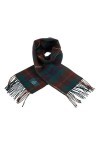 Clans of Scotland - Écharpe tartan 100 % pure laine dagneau écossais - 100 % laine - Écharpe tartan en pure laine - Disponib