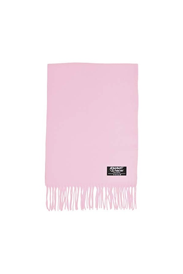 Écharpe pour femme 100 % Climaxsoft douce comme du cachemire – Fabriqué en Allemagne – Couleur unie et à carreaux – 180 x 3