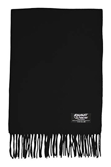 Écharpe pour femme 100 % Climaxsoft douce comme du cachemire – Fabriqué en Allemagne – Couleur unie et à carreaux – 180 x 3