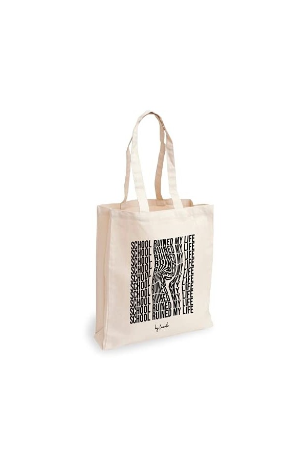 Loxato Tote Bag - Sac Tissu - Sac Fourre Tout Femme - Sac En Toile - Sac Tote Bag - Tote Bag Coton 100% - Sac Jute Extra Larg
