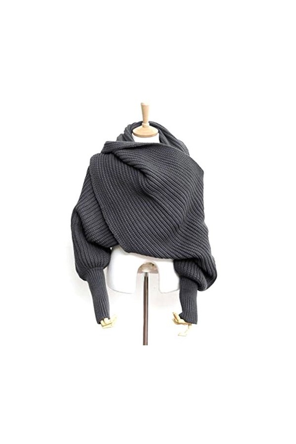 BESTOYARD - Echarpe - Fille - Gris - 270 cm x 50 cm