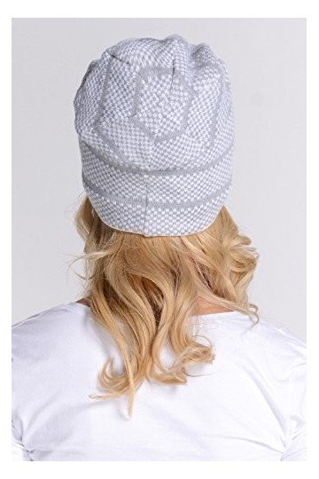 filloo KPL-17-10 Bonnet + Cache-Cou Feminin Top Qualité Élégant- Fabriqué En UE, blanc,UNI