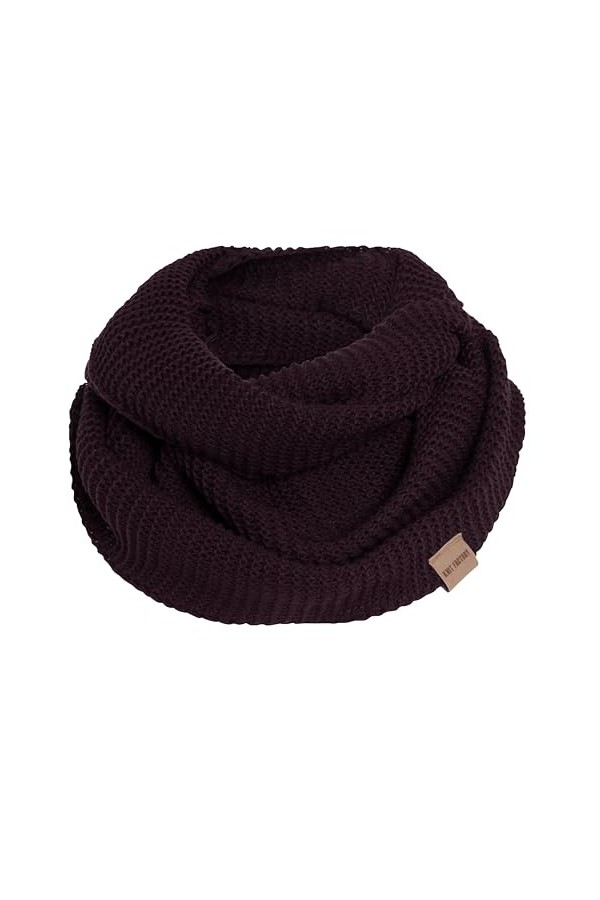 Knit Factory - Jamie Foulard Infini Tube - Aubergine